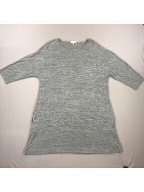 Wilfred Free Aritzia Esther Knit Short Sleeve T Shirt Dress Gray Women's Small